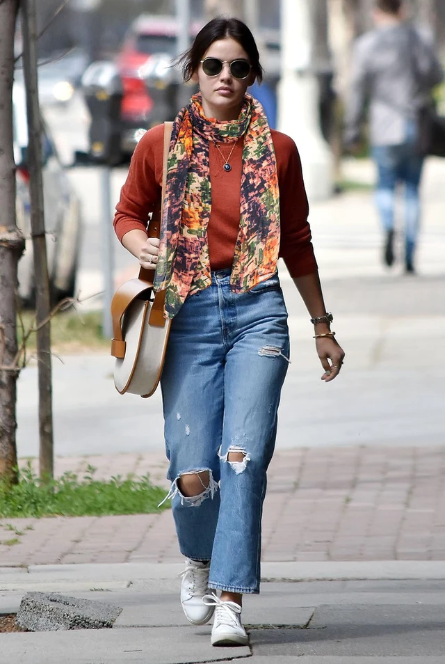 Alt view image 6 of 7 - Fashion Cotton Scarf for Women Lightweight - Soft Floral Print Shawl Wraps