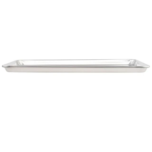Alt view image 4 of 4 - Winco ALXP-1622 Aluminum Sheet Pan, 16" x 22" | Large flat baking surface, Reinforced rim prevents bending or warping, Great for Food Preparation and Restaurant Kitchens