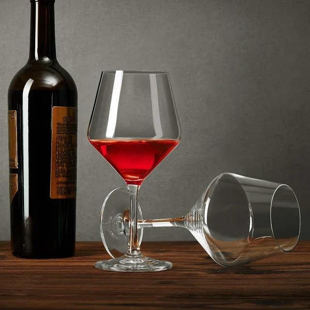 Alt view image 4 of 6 - Hand-Blown Crystal Wine Glasses Set of 2, 16OZ, Long Stem Glasses for Red | White Wine, Christmas and Wedding Gifts