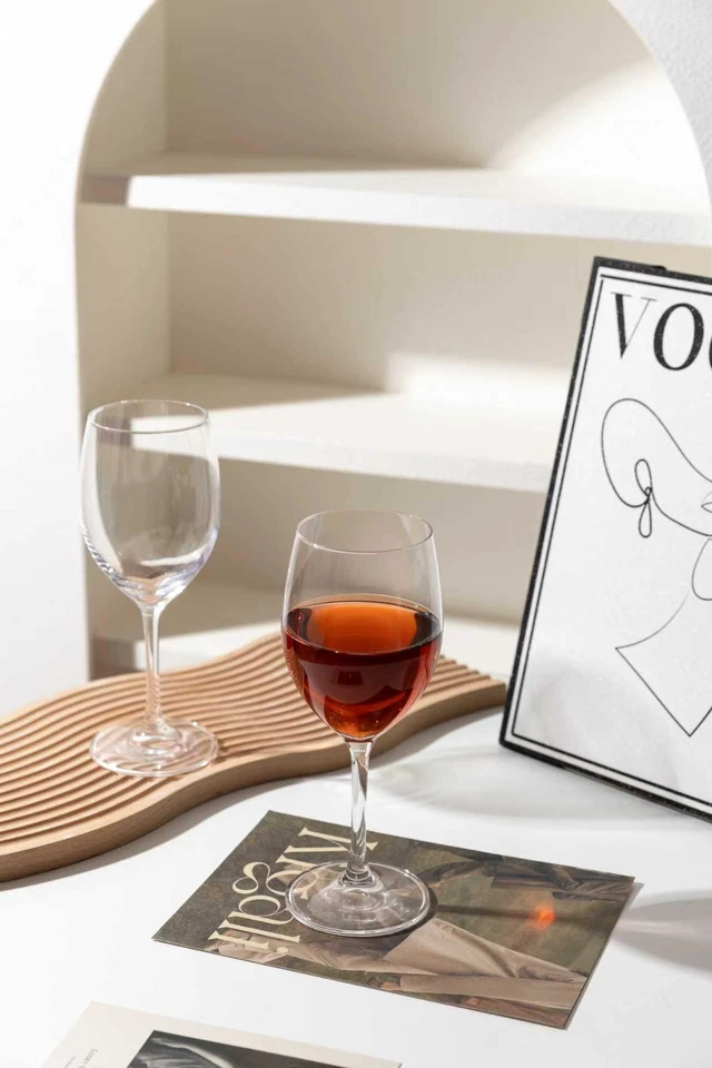 Alt view image 3 of 3 - Wine Glasses Set of 12, 12oz Clear Red/White Wine Cup for Party, Wedding and Home Long Stem Lead-Free Stemware Glasses