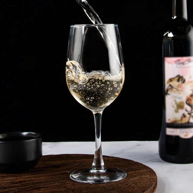 Alt view image 5 of 6 - Wine Glasses (Set of 8, 11.5 Oz), All-Purpose Red or White Wine Glass with Stem, Durable, Dishwasher Safe