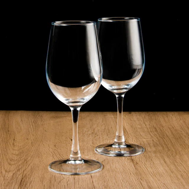 Alt view image 6 of 6 - Wine Glasses (Set of 8, 11.5 Oz), All-Purpose Red or White Wine Glass with Stem, Durable, Dishwasher Safe