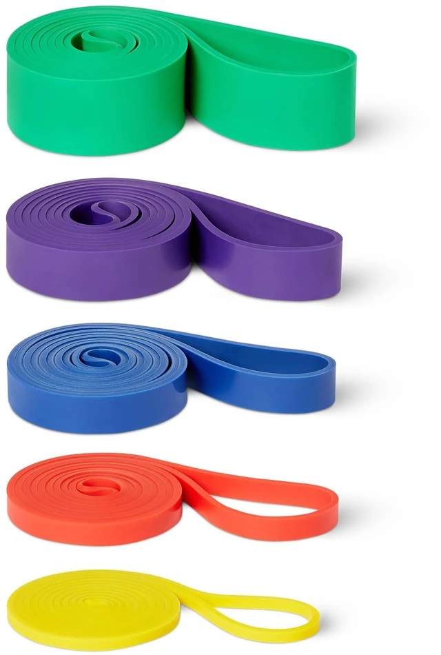 Main image of Exercise Resistance Bands for Working Out, Set of 5, Multiple Resistance Levels