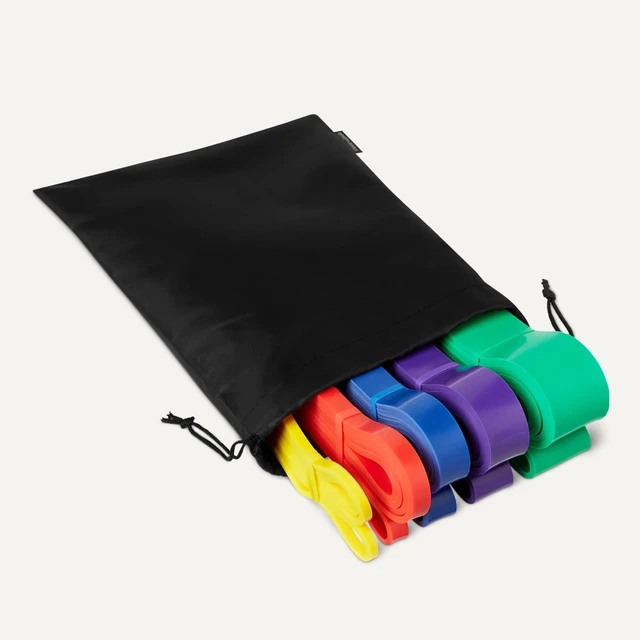Alt view image 4 of 5 - Exercise Resistance Bands for Working Out, Set of 5, Multiple Resistance Levels
