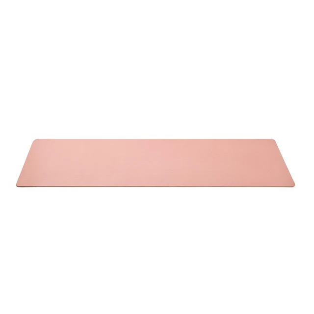 Alt view image 3 of 5 - 0.25-inch Thick TPE Exercise Yoga Mat with Carrying Strap, Rose