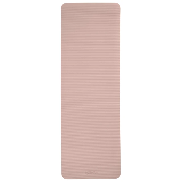 Alt view image 7 of 7 - Essentials Thick Yoga Mat with Easy-Cinch Strap (French Rose, 10mm) | Extra-Thick 10mm Cushioning | Textured Non-Slip Surface | Carrying Strap Included | Yoga, Pilates & Floor Workouts | 68"x24"