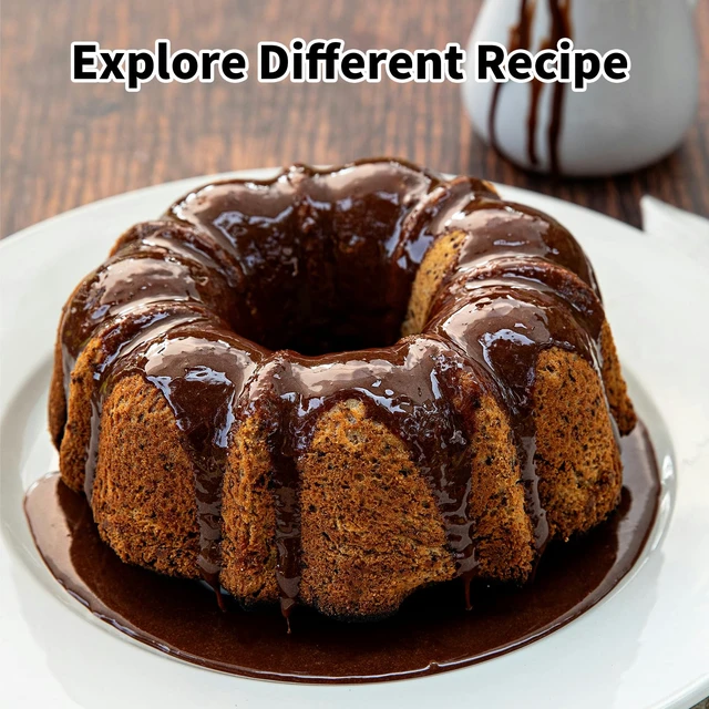 Alt view image 5 of 7 - 9.5" Non-Stick Carbon Steel Fluted Tube Cake Pan | For Pound Cake Jello Gelatin Flan Chocoflan, Heavy Duty, Non-Stick Easy Release, Sturdy Baking pan