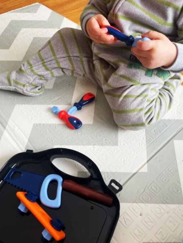 Alt view image 5 of 7 - Toddler Tool Set - 11 pc Kids Tool Set with Box, Pretend Play Toys for Kids Ages 3-6, Perfect for Christmas & Birthday Gifts