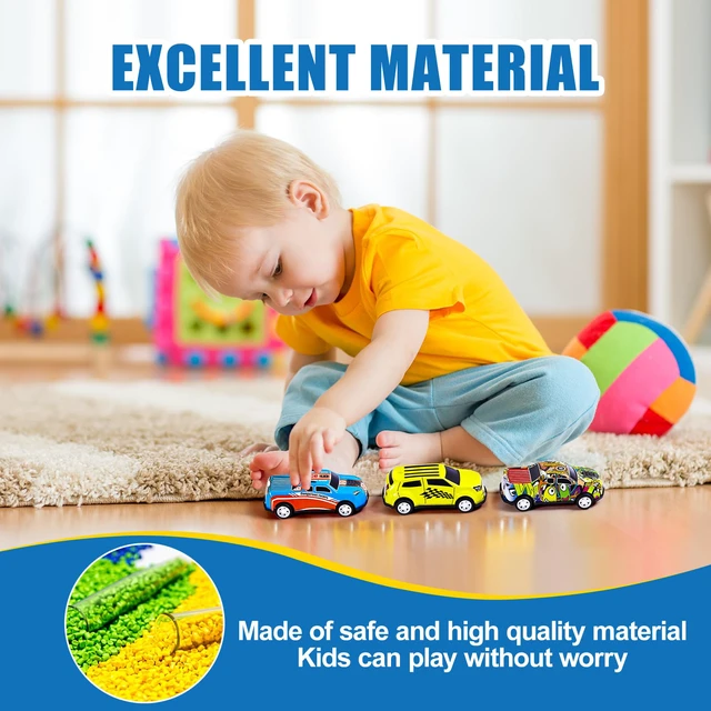 Alt view image 4 of 7 - 36PCS Metal Pull Back Cars Toy for Kids | Toy Cars for Kids Ages 3-8, Race Cars Party Favors for Kid Toys, Party Favors Birthday Gift for Boys Girls