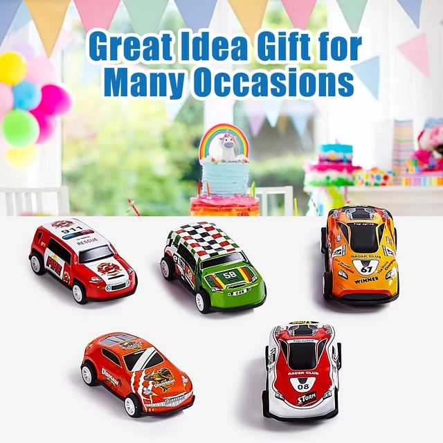 Alt view image 7 of 7 - 36PCS Metal Pull Back Cars Toy for Kids | Toy Cars for Kids Ages 3-8, Race Cars Party Favors for Kid Toys, Party Favors Birthday Gift for Boys Girls
