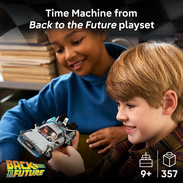 Alt view image 2 of 7 - Speed Champions Time Machine from Back to The Future Building Toy for Kids - Pretend Play & Display Car Toy W/ 2 Build Modes for Boys & Girls, Ages 9+ - Gift for Birthdays - 77256