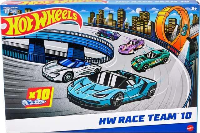 Alt view image 6 of 6 - 10-Pack of Toy Race Cars (Styles May Vary) | Set of 10 1:64 Scale Vehicles,Includes Hot Wheels Originals & Officially Licensed Cars (Amazon Exclusive)