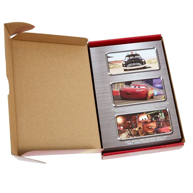 Alt view image 7 of 7 - Disney and Pixar Cars Toys, Radiator Springs 3-Pack of Die-cast Toy Cars & Trucks with Lightning McQueen, Mater & Sheriff