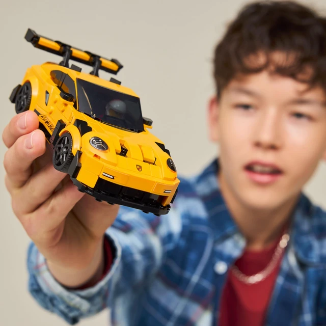 Alt view image 3 of 6 - Speed Champions Porsche 911 GT3 RS Super Car Toy - Model Kit & Pretend Play Toy for Boys & Girls, Ages 9+ - Sports Car Building Set for Kids & Racing Fans - Gift Idea for Birthdays - 77239