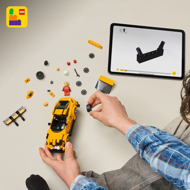 Alt view image 6 of 6 - Speed Champions Porsche 911 GT3 RS Super Car Toy - Model Kit & Pretend Play Toy for Boys & Girls, Ages 9+ - Sports Car Building Set for Kids & Racing Fans - Gift Idea for Birthdays - 77239