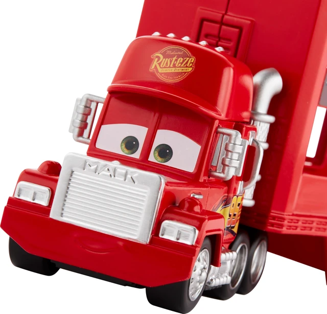 Alt view image 3 of 6 - Disney and Pixar Cars Mack Mini Racers Hauler | Large-Scale Toy Holds 18 Miniature Cars & Includes 1 Die-Cast Lightning McQueen, Play, Storage & Display