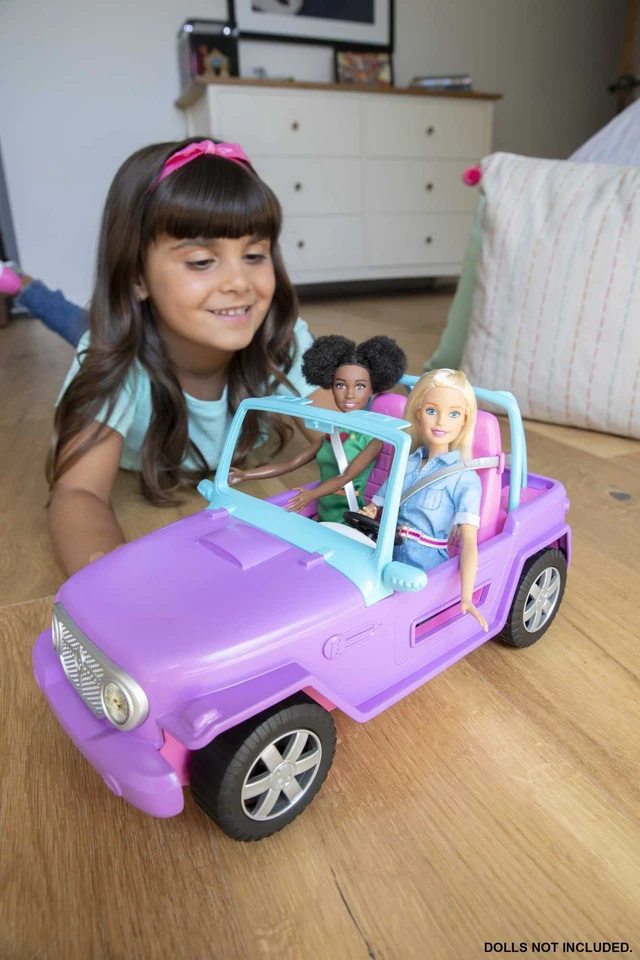 Alt view image 2 of 6 - Off-Road Vehicle, Purple with Pink Seats and Rolling Wheels, 2 Seats, Gift for 3 to 7 Year Olds
