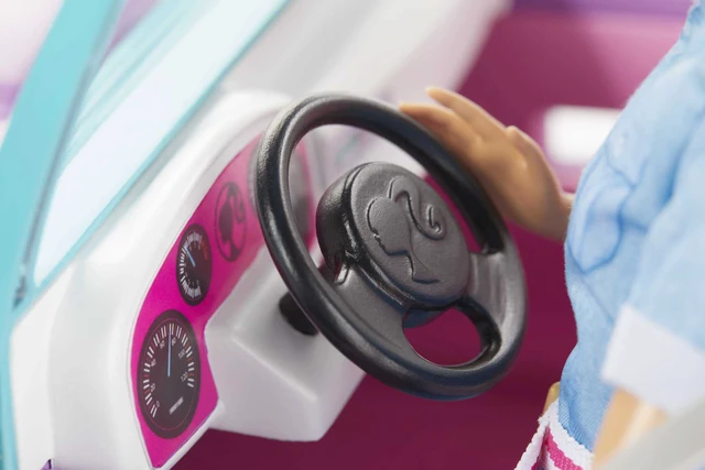 Alt view image 4 of 6 - Off-Road Vehicle, Purple with Pink Seats and Rolling Wheels, 2 Seats, Gift for 3 to 7 Year Olds