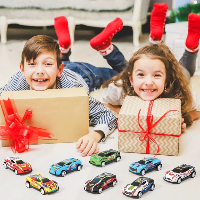 Alt view image 6 of 7 - 28 Pack Pull Back Cars for Kids, Mini Vehicles Toy Bulk Party Favor Race Cars Toys, Goodie Bag Stuffers, Pinata Fillers for Boys Girls Toddlers
