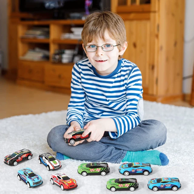 Alt view image 7 of 7 - 28 Pack Pull Back Cars for Kids, Mini Vehicles Toy Bulk Party Favor Race Cars Toys, Goodie Bag Stuffers, Pinata Fillers for Boys Girls Toddlers