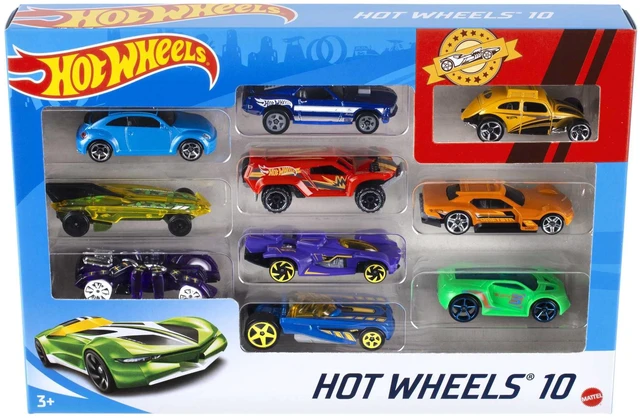 Main image of 10-Pack (Styles May Vary) | Multipack of 10 of Toy Trucks & Cars in 1:64 Scale, Instant Collection for Kids and Collectors (Amazon Exclusive)