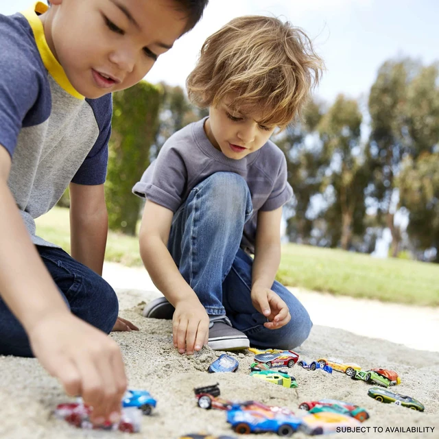 Alt view image 3 of 7 - 10-Pack (Styles May Vary) | Multipack of 10 of Toy Trucks & Cars in 1:64 Scale, Instant Collection for Kids and Collectors (Amazon Exclusive)