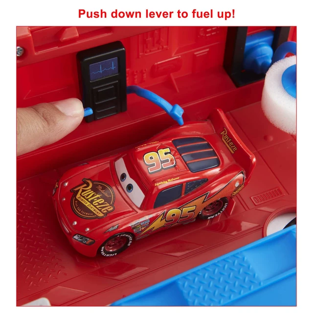 Alt view image 3 of 7 - Disney and Pixar Cars Transforming Mack Playset | 2-in-1 Toy Truck & Tune-Up Station with Launcher, Lift & More, Movie-Inspired Graphics