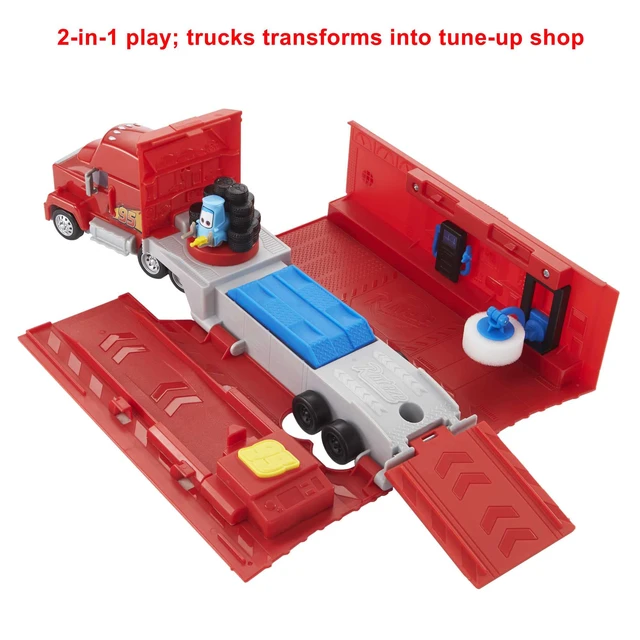 Alt view image 6 of 7 - Disney and Pixar Cars Transforming Mack Playset | 2-in-1 Toy Truck & Tune-Up Station with Launcher, Lift & More, Movie-Inspired Graphics