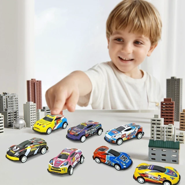 Alt view image 5 of 7 - 30 Toy Cars for Kids, Mini Race Car Party Favors & Classroom Prizes | Bulk Pull Back Small Cars for Treasure Boxes, Goodie Bag Stuffers, Boys and Girls Ages 4-8 Durable & Assorted Styles
