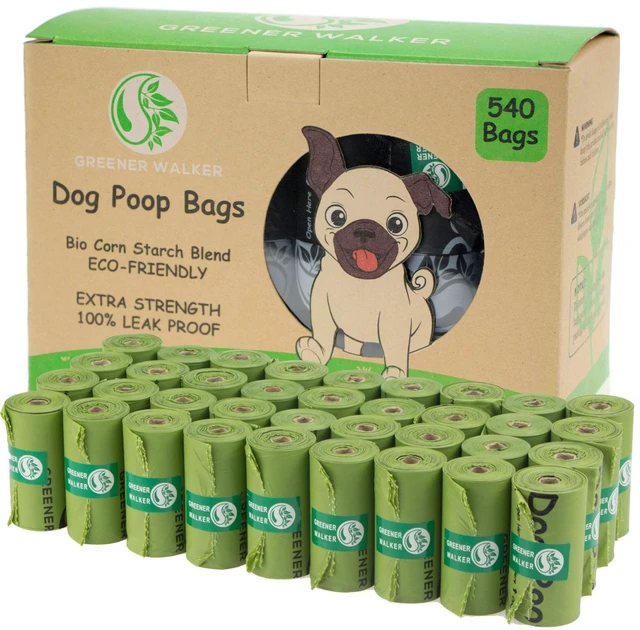 Main image of Poop Bags for Dog Waste-540 Bags,Extra Thick Strong 100% Leak Proof Dog Waste Bags (Green)