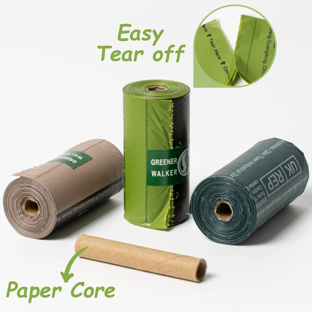 Alt view image 2 of 6 - Poop Bags for Dog Waste-540 Bags,Extra Thick Strong 100% Leak Proof Dog Waste Bags (Green)