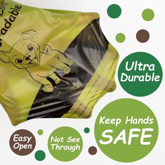 Alt view image 3 of 6 - Poop Bags for Dog Waste-540 Bags,Extra Thick Strong 100% Leak Proof Dog Waste Bags (Green)
