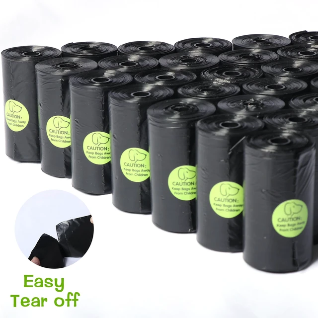 Alt view image 2 of 6 - Dog Poop Bags 1200 Count | value pack,Strong Poop Bags for Dogs,60 Rolls,20 Doggy Bag Per Roll,Each Measures 9 x 13 Inches,Guaranteed Leak-Proof