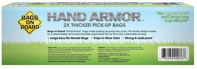 Alt view image 2 of 6 - Dog Poop Bags with Easy Tie Handles, Drawer Pack, 200 Count | Extra Thick Waste Pickup Bags, Easy Tie Handles, Easy Dispensing Drawer Pack, Strong Leak Proof Design, 200 Count