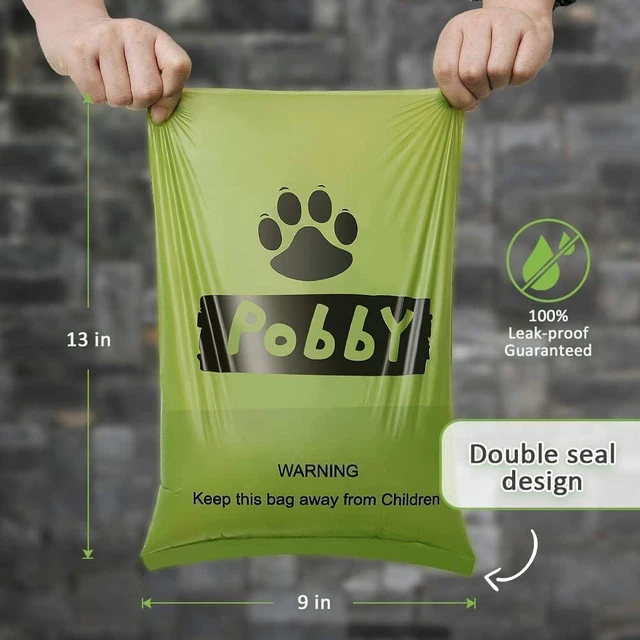 Alt view image 2 of 7 - Dog Poop Bags Rolls 540 Count, Unscented Refill Rolls, 9" X 13" Doggie Poop Bags, Dog Waste Bags
