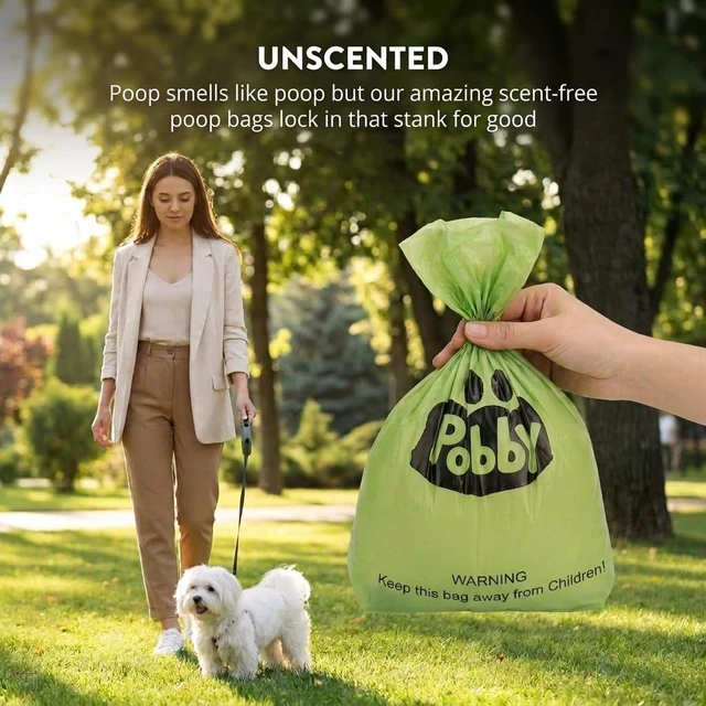 Alt view image 6 of 7 - Dog Poop Bags Rolls 540 Count, Unscented Refill Rolls, 9" X 13" Doggie Poop Bags, Dog Waste Bags