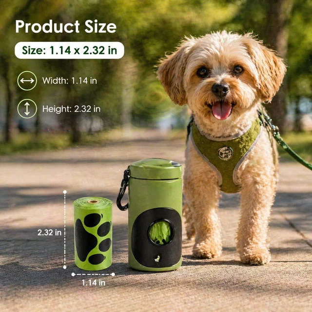 Alt view image 3 of 7 - Dog Poop Bags Rolls 540 Count, Unscented Refill Rolls, 9" X 13" Doggie Poop Bags, Dog Waste Bags