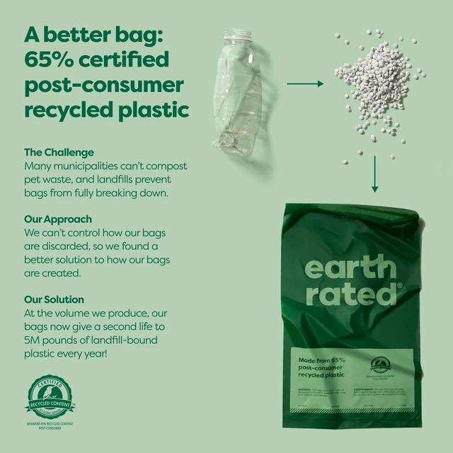 Alt view image 2 of 7 - Dog Poop Bags on a Roll, Grab and Go, 300 Bags, Lavender