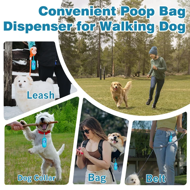 Alt view image 6 of 7 - Dog Poop Bags Rolls 240 Count Leakproof 4 Color for Mess-Free Pickup | Unscented Thick Pet Waste Bags with Dispenser for Clean Hands During Daily Walks Parks Sidewalks and Backyard Cleanup