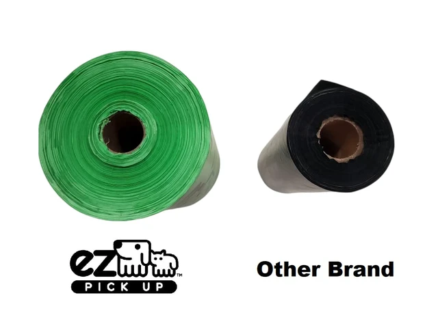 Alt view image 3 of 7 - 1000 Pet Waste Disposal Dog Poop Bags, Bags Green (Single roll, not on Small Rolls)
