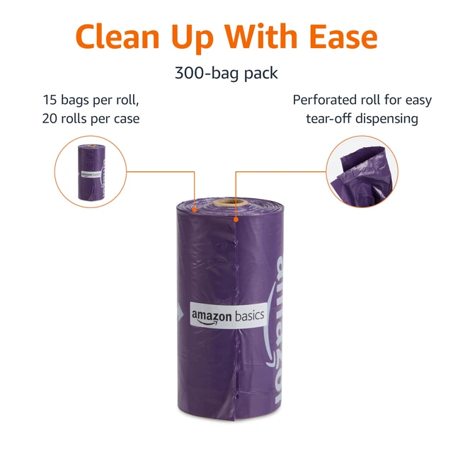 Alt view image 2 of 4 - Premium Lavender Scented Standard Dog Waste Bags, 300 Count (15 Pack of 20)