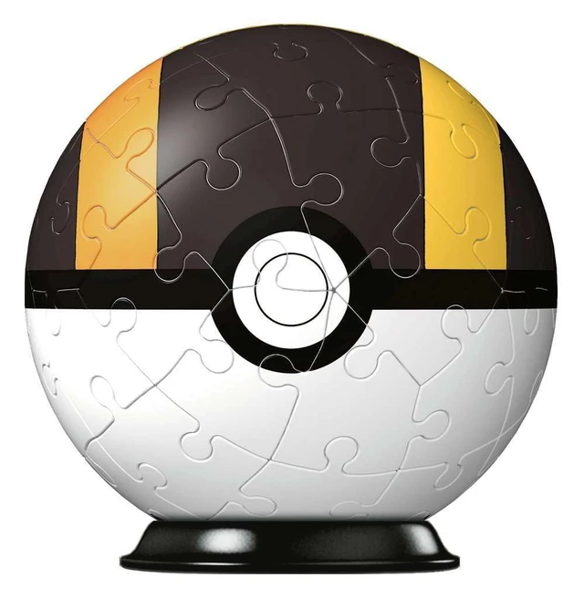 Alt view image 3 of 3 - Pokemon Ultra Ball - 3D Jigsaw Puzzle Ball for Kids Age 6 Years Up - 54 Pieces - No Glue Required - Pokeball, White