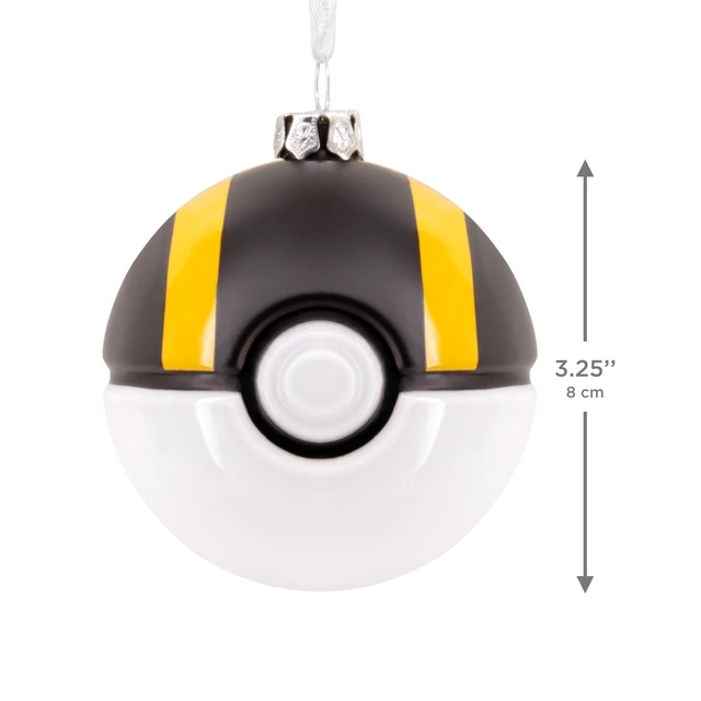 Alt view image 4 of 7 - Pokémon Christmas Ornament (Ultra Ball)