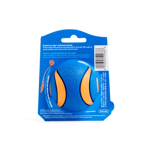 Alt view image 5 of 6 - Ultra Squeaker Dog Ball, Fetch Toy, Medium, 1 Pack