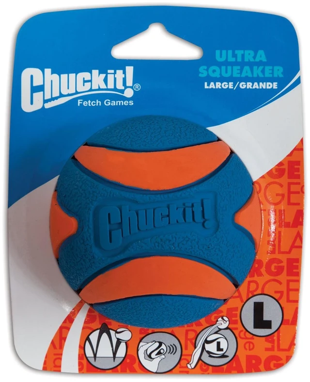Main image of (3 Pack) Ultra Squeaker Ball, Large