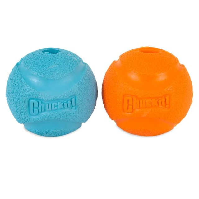 Alt view image 2 of 6 - High-Bounce Rubber Fetch Ball, Small (Colors Vary) 2 Pack
