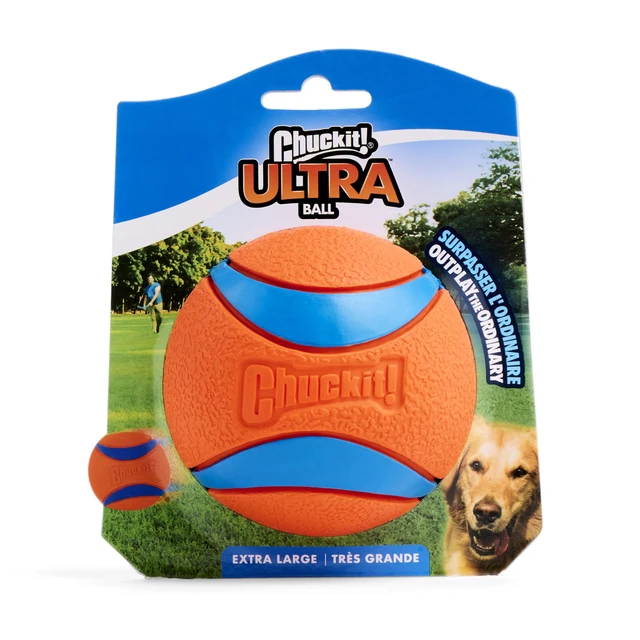 Alt view image 4 of 7 - Ultra Ball Dog Toy, Durable Rubber, XL 3.5-in, 1 Pack | Made from Durable Rubber with an Extra-Thick Core, This Bouncy Fetch Ball Floats in Water for Lasting Games of Fetch