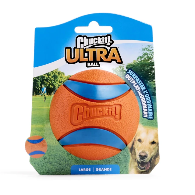 Alt view image 7 of 7 - Ultra Ball Dog Fetch Toy, Large 3in, for 60-100lbs Dogs, Floats | Made from Durable Rubber, Super Bouncy and Floats in Water; Size Large, 3-In Diameter, for Dogs 60-100 lbs