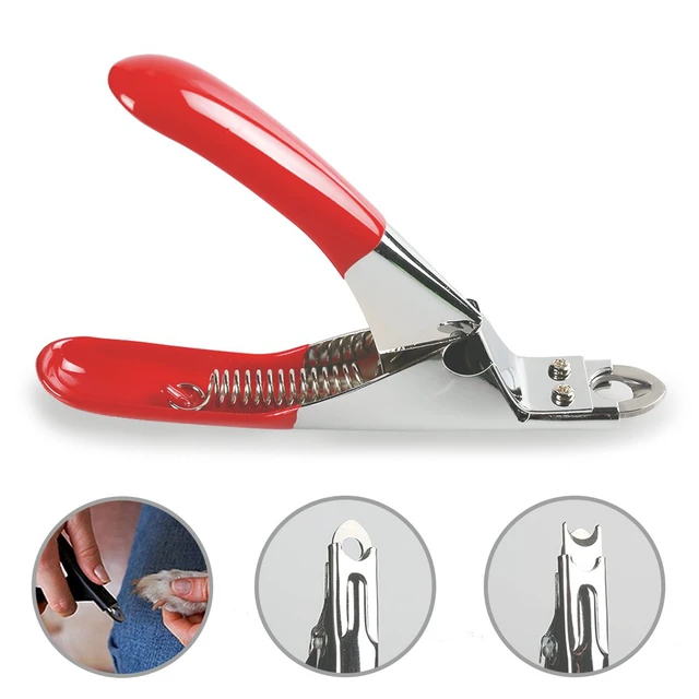 Alt view image 6 of 7 - Dog Cat Pets Nail Clippers, Professional Pets Claw Trimmer with Free Nail File, Sharp Stainless Steel Blade, Sturdy Non Slip Handles - for Safe, Professional at Home Grooming