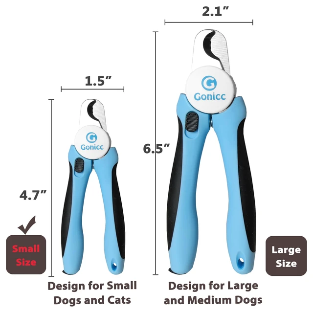 Alt view image 5 of 6 - Professional Pet Nail Clippers & Trimmer for Medium Small Dogs Cats | Ergonomic non-slip grip & built-in nail file, Vet-recommended pet nail trimmer with anti-overcut safety guard.